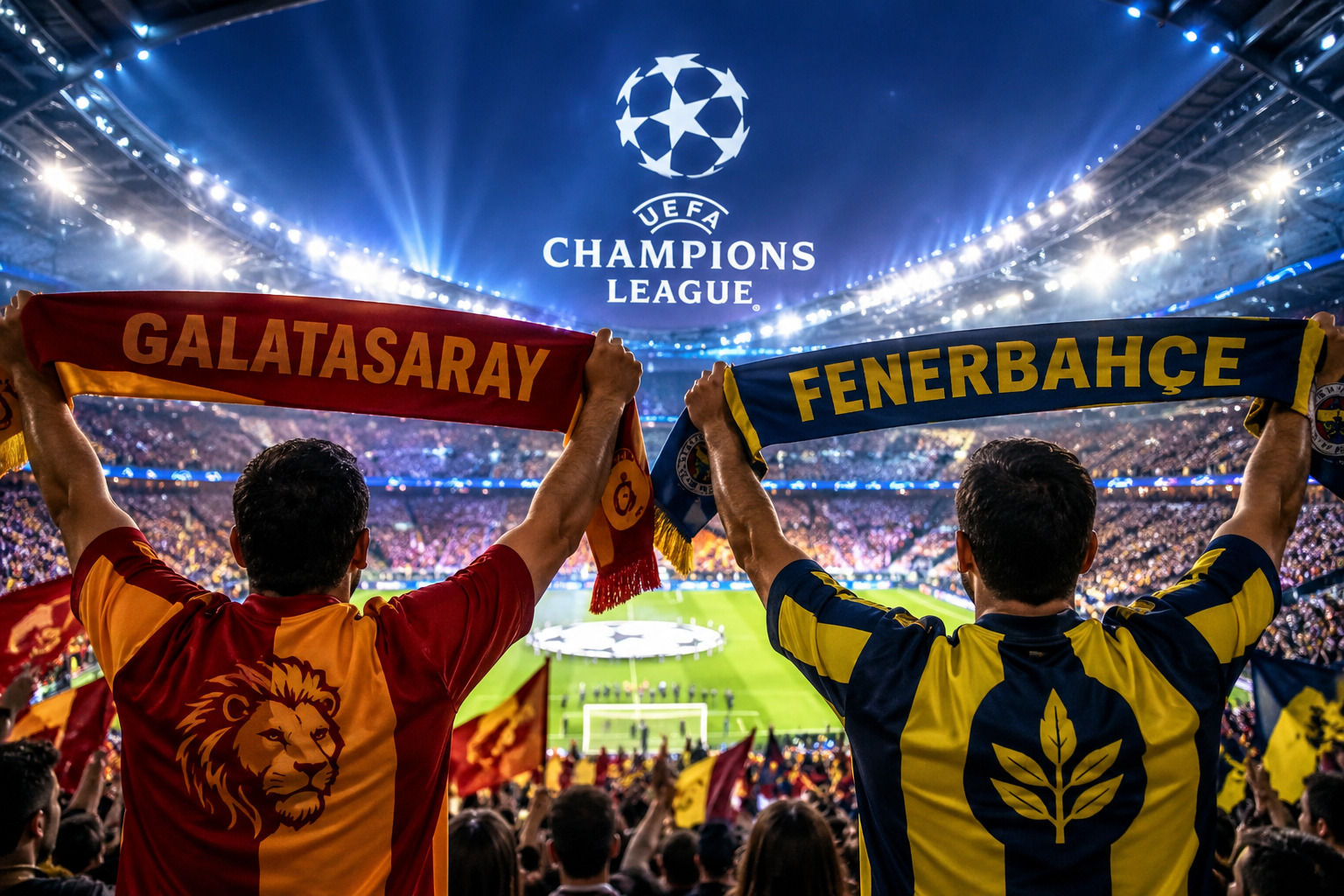 Galatasaray ve Fenerbahçe Şampiyonlar Ligi Deplasmanları Turları