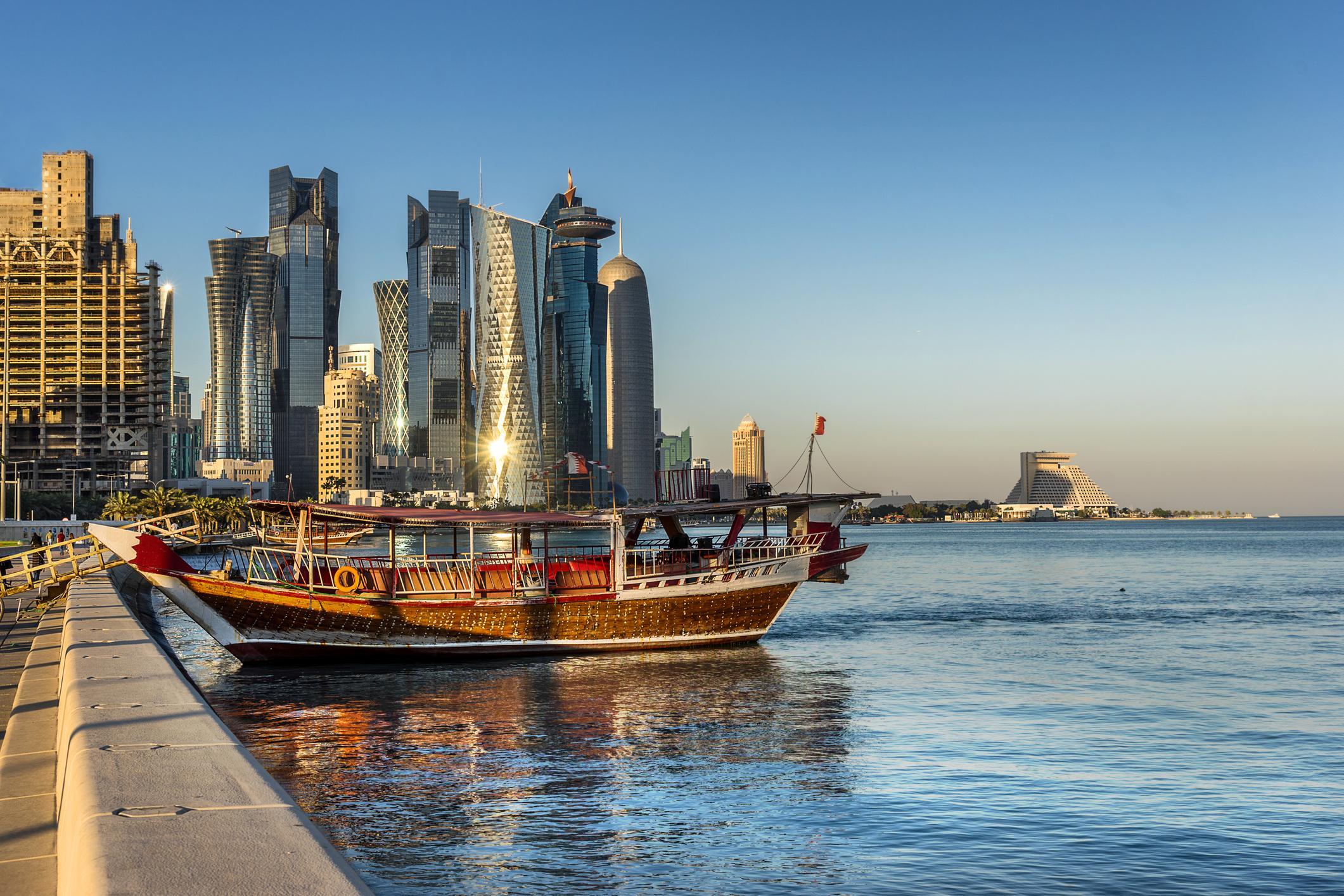 Katar Dohadan Çöle Modern Mimari Kültür ve Körfez Manzaraları