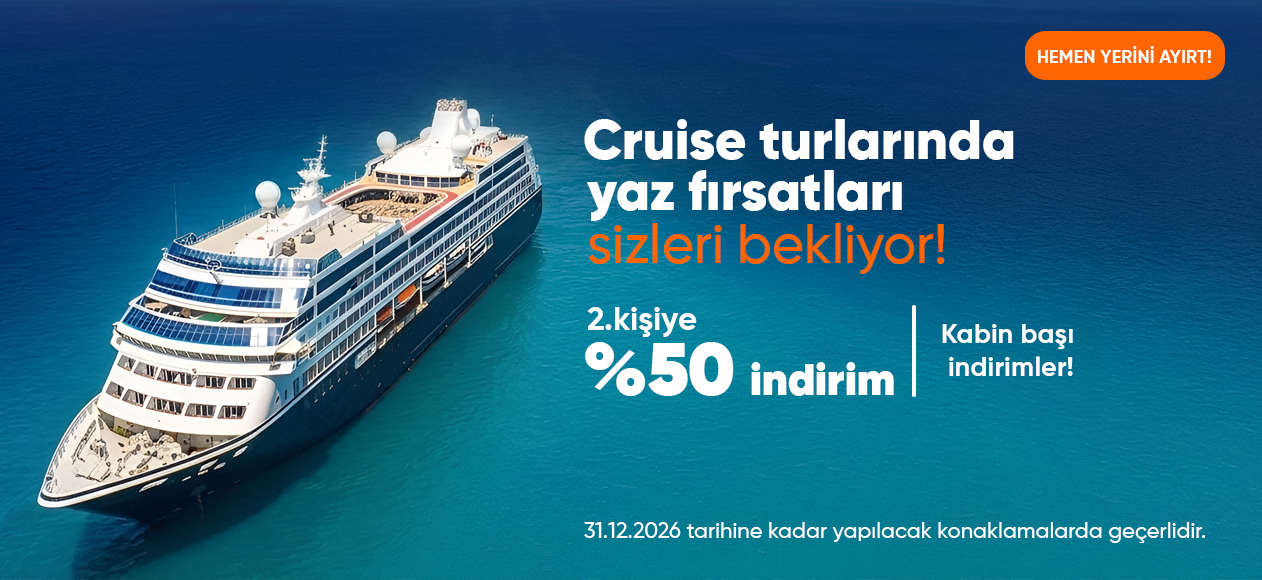Tatilkaresi Cruise Turları Yaz Kampanyası Lüks Cruise Gemisi
