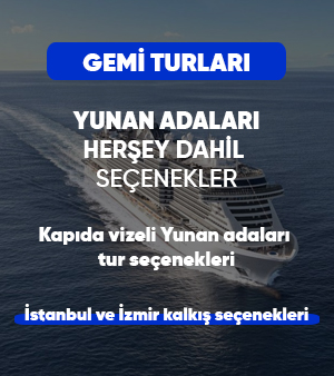 Tatilkaresi gemi turları Yunan Adaları her şey dahil cruise tur seçenekleri