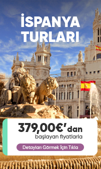İspanya turları 379 Euro başlayan fiyatlarla