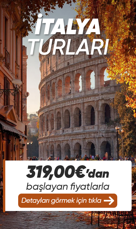 İtalya Turları Roma Kolezyum Manzaralı İtalya Tur Paketi 319€'dan Başlayan Fiyatlarla