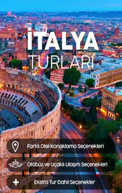 Roma, Floransa ve Venedik'i kapsayan İtalya turu