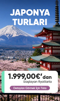 Japonya turları 1999 Euro başlayan fiyatlarla
