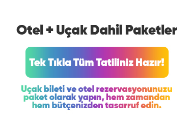 Otel ve Uçak Dahil Paket Tatil Kampanyası Tanıtım Afişi – Tatilkaresi