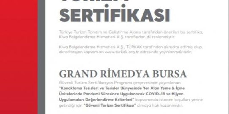 Grand Rimedya Hotel Bursa