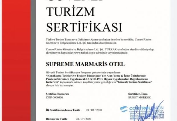 Supreme Otel Marmaris