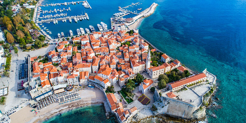 THY ile Budva Rotası Turu 4 Gece 5 Gün